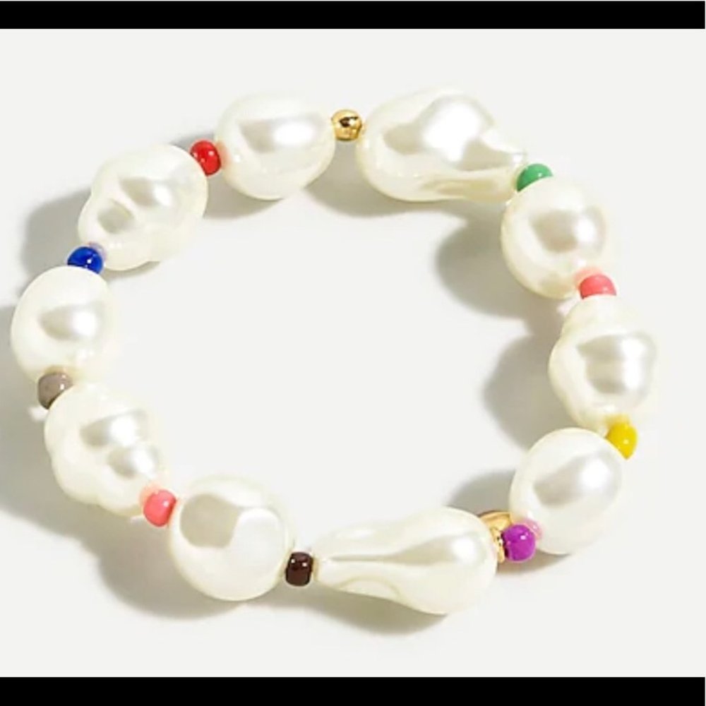 J Crew Rainbow Pop Pearl Bracelet I accidentally ordered two of these